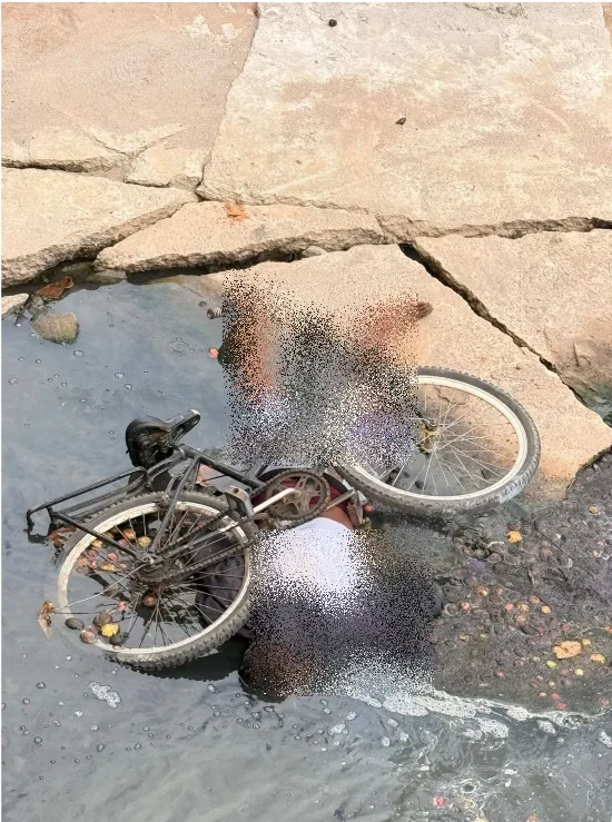 Homem morre após cair de bcicleta dentro de buraco em Itabatã