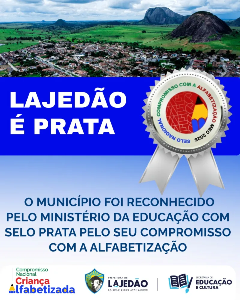 Lajedão inicia Jornada Pedagógica 2026 e conquista Selo Prata de Alfabetização