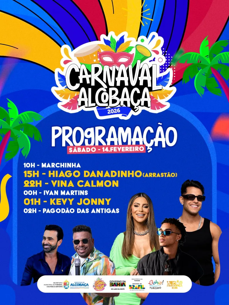 A festa começou! Carnaval Alcobaça 2026 abre com grandes nomes e protagonismo feminino no palco A festa começou! Carnaval Alcobaça 2026 abre com grandes nomes e protagonismo feminino no palco