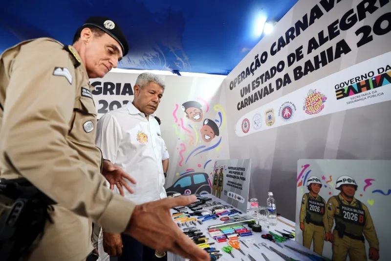 Primeiro dia do Carnaval da Bahia tem queda nos crimes em relação a 2025, aponta balanço da Segurança
