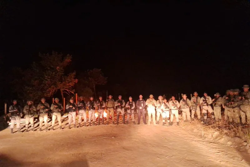 Forças de Segurança reforçam policiamento após desobstrução de vias na Barra do Cahy, em Prado