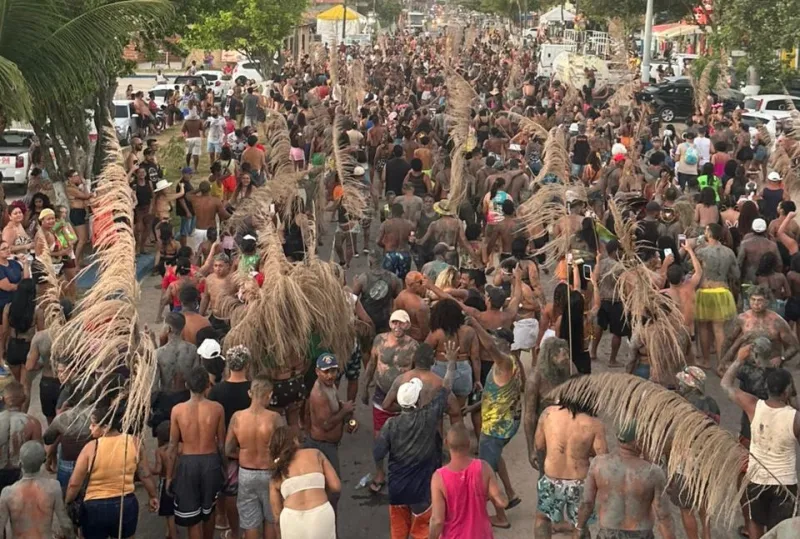 Força cultural do Bloco da Lama cresce a cada ano e confirma sua grandiosidade no Carnaval de Nova Viçosa