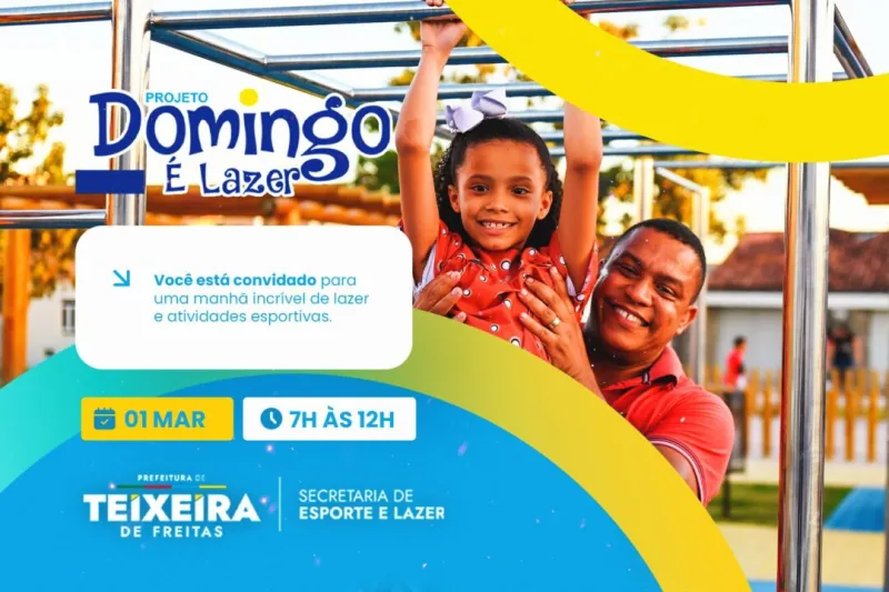 Domingo é Lazer agita Teixeira com corrida e atrações para toda a família