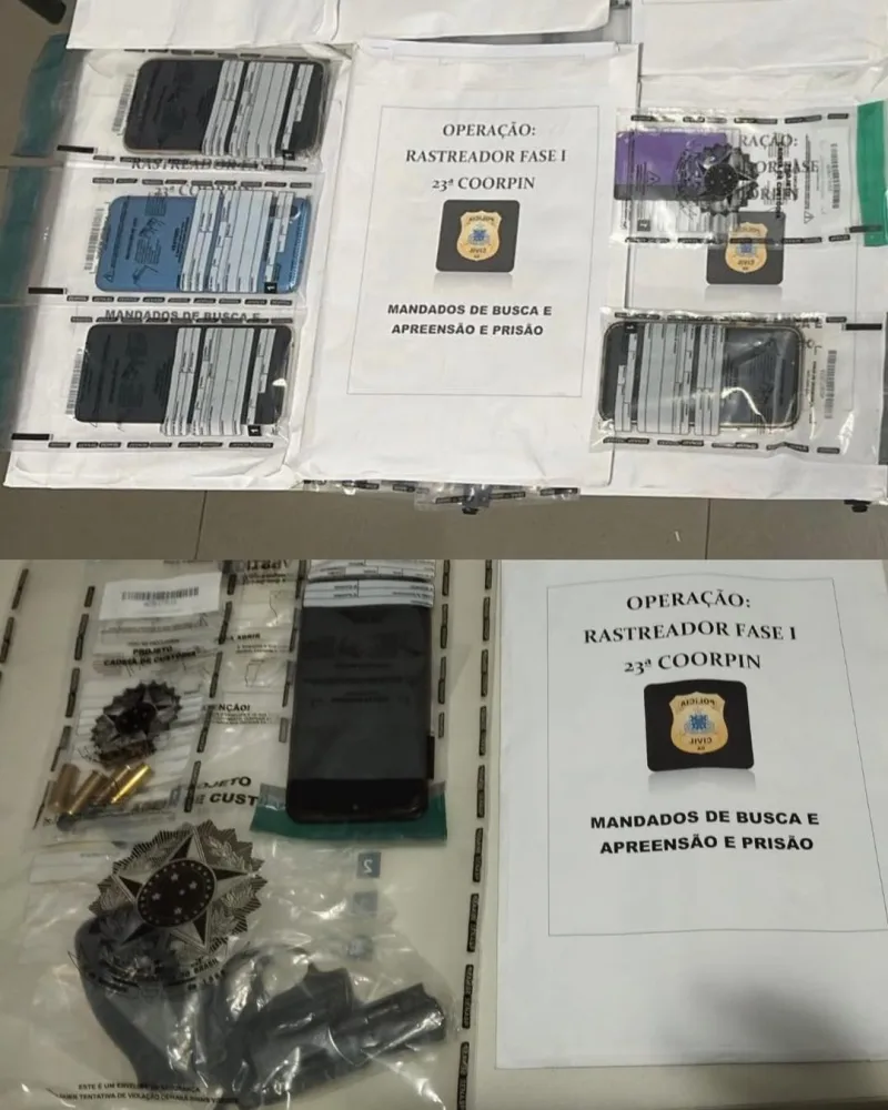 Operação Rastreador prende cinco suspeitos e cumpre 18 mandados de busca em Eunápolis