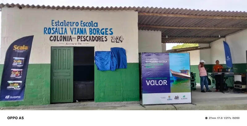 Estaleiro Escola Rosália Viana Borges é inaugurado em Alcobaça