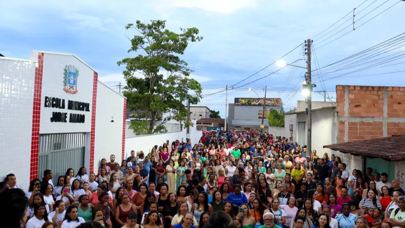 Nova Escola Jorge Amado é entregue em Posto da Mata e marca avanço histórico na educação de Nova Viçosa Nova Escola Jorge Amado é entregue em Posto da Mata e marca avanço histórico na educação de Nova Viçosa