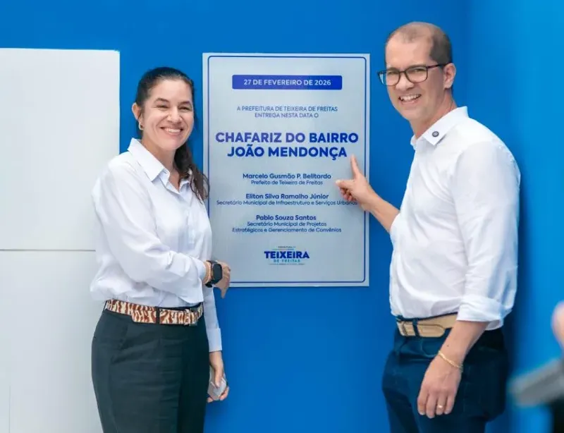 Prefeitura de Teixeira de Freitas amplia rede de chafarizes e beneficia bairro João Mendonça