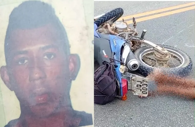 Motociclista morre em colisão com carro na BR 101 em Itabatã Motociclista morre em colisão com carro na BR 101 em Itabatã