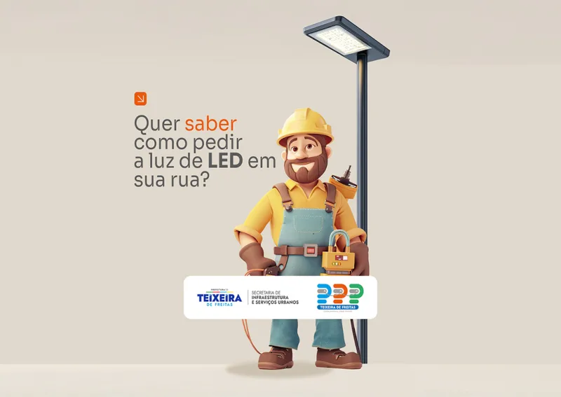 Projeto de Iluminação  pública de Te´xeira de Freitas  começa a transformar a cidade