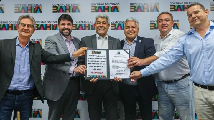 Prefeito de Alcobaça recebe autorização para construção de ponte sobre o Rio Itanhentinga Prefeito de Alcobaça recebe autorização para construção de ponte sobre o Rio Itanhentinga