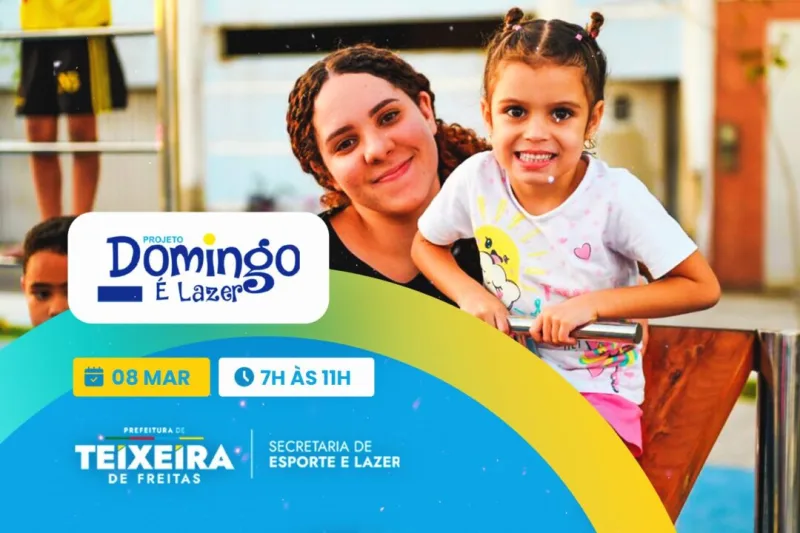 Domingo é Lazer reúne esporte e diversão na Praça Padre Apparecido neste domingo 8