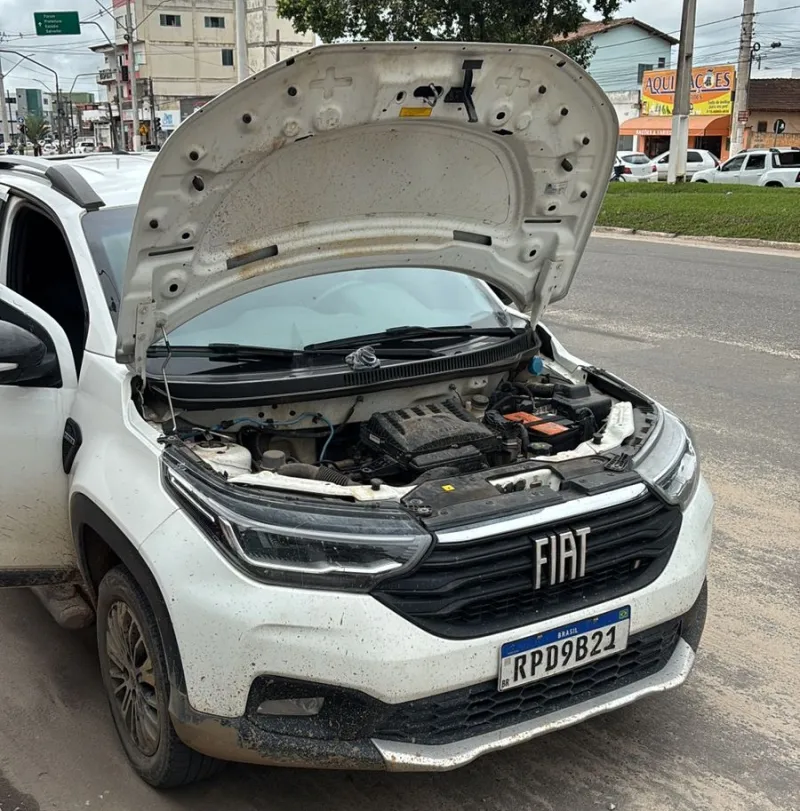 Polícia Militar empreende veículo suspeito de adulteração em Teixeira de Freitas