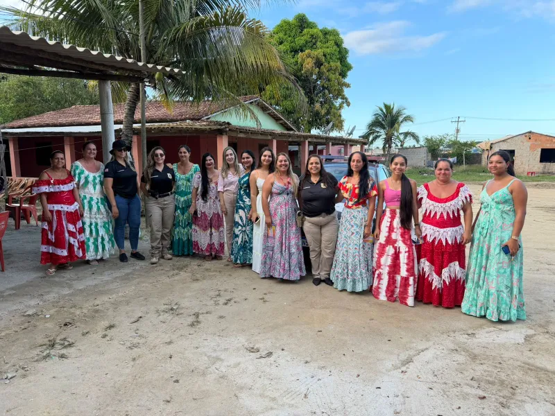 DEAM DE PORTO SEGURO REALIZA PALESTRA NA COMUNIDADE CIGANA