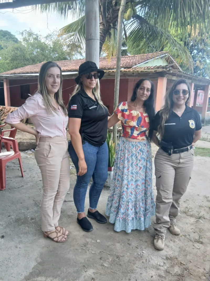 DEAM DE PORTO SEGURO REALIZA PALESTRA NA COMUNIDADE CIGANA