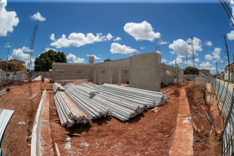 Construção da nova UBS do bairro Bela Vista avança e já atinge 42% de execução