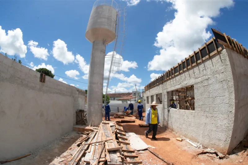 Construção da nova UBS do bairro Bela Vista avança e já atinge 42% de execução