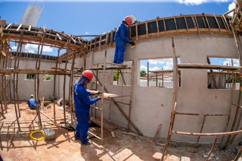 Construção da nova UBS do bairro Bela Vista avança e já atinge 42% de execução