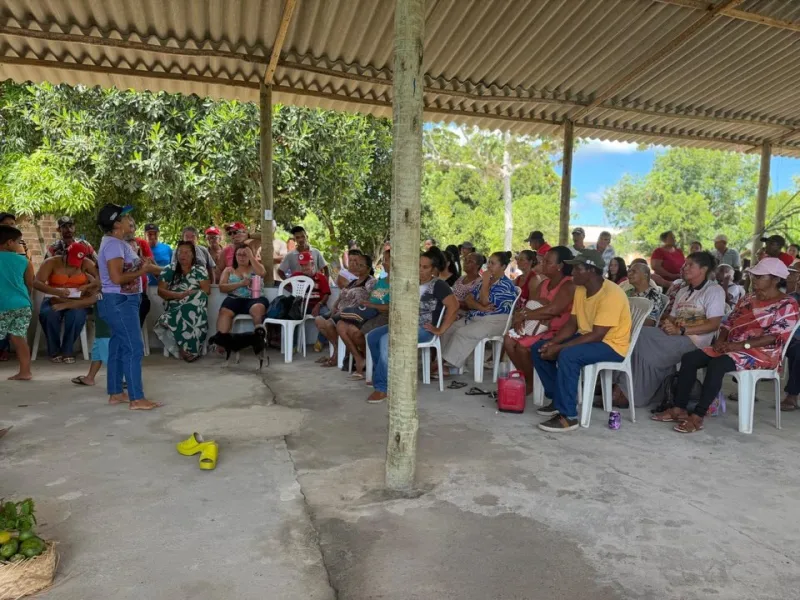 Ação de saúde leva atendimentos e orientações ao Assentamento Edite Xavier, em Alcobaça