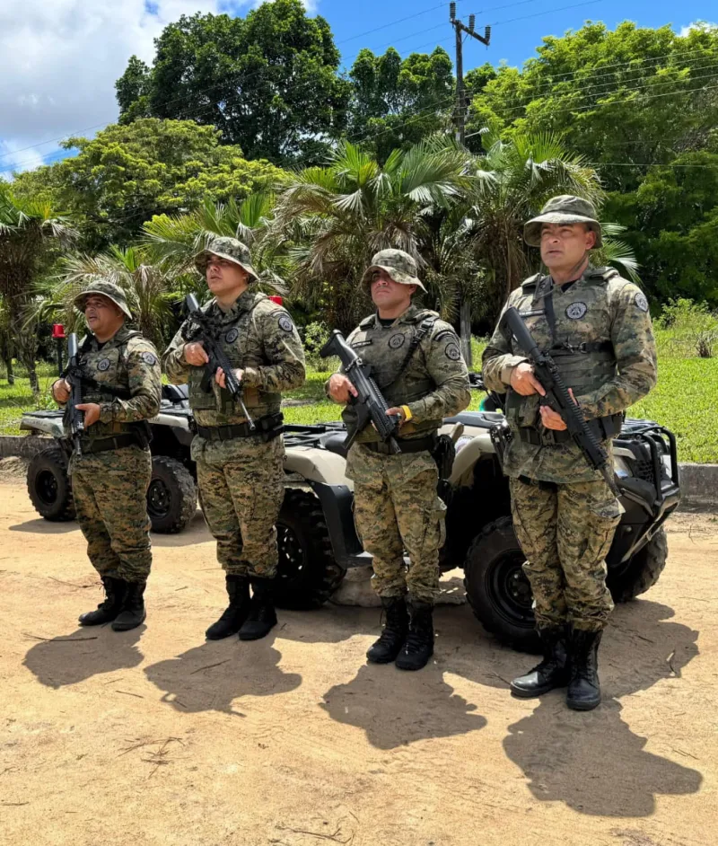 Comandante da CPR/ES se reúnd com a tropa da CIPPA  em Porto Seguro  