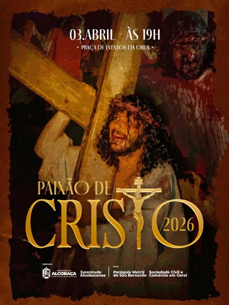 Paixão de Cristo 2026 deve reunir fiéis e visitantes em grande espetáculo de fé em Alcobaça