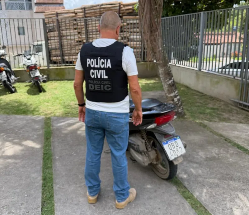 Polícia Civil recupera motocicleta furtada e investiga adulteração em Eunápolis