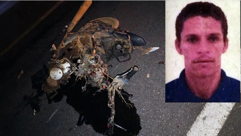 Motociclista morre em colisão frontal na BR-101 em Vereda