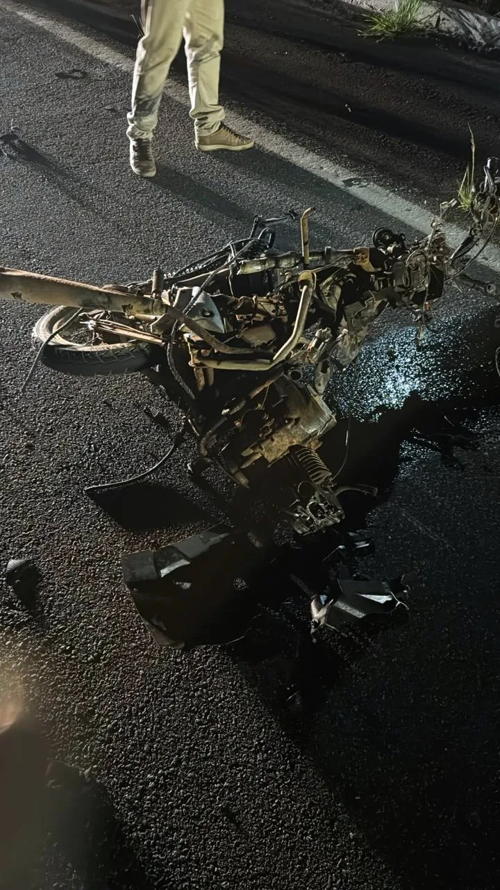 Motociclista morre em colisão frontal na BR-101 em Vereda