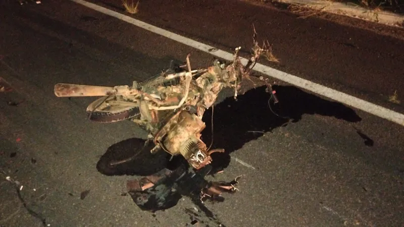 Motociclista morre em colisão frontal na BR-101 em Vereda