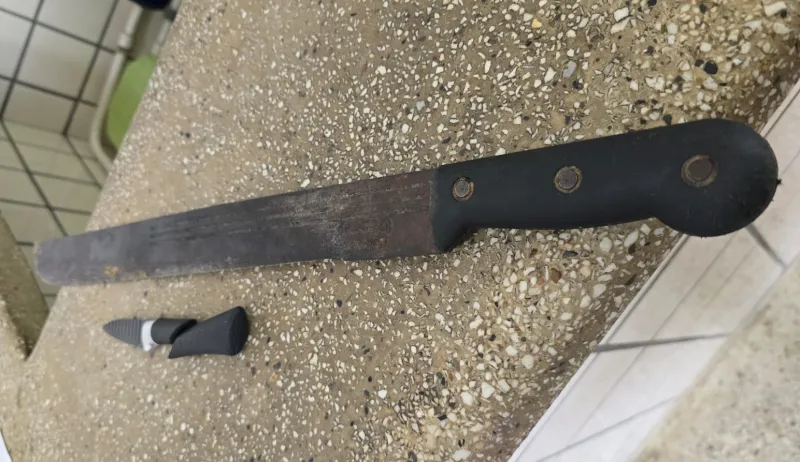 Polícia Militar prende suspeito após atacar homem com facão em Teixeira de Freitas