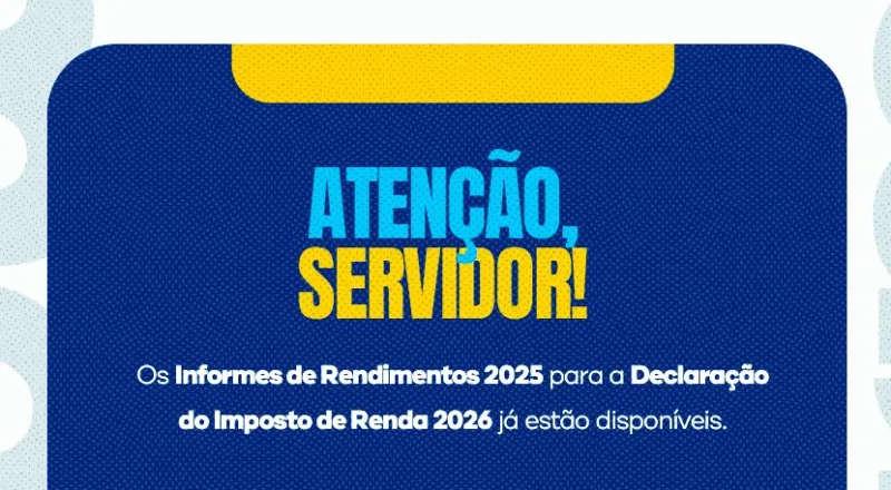  Servidores de Teixeira de Freitas já podem acessar informe para declaração do Imposto de Renda 2026