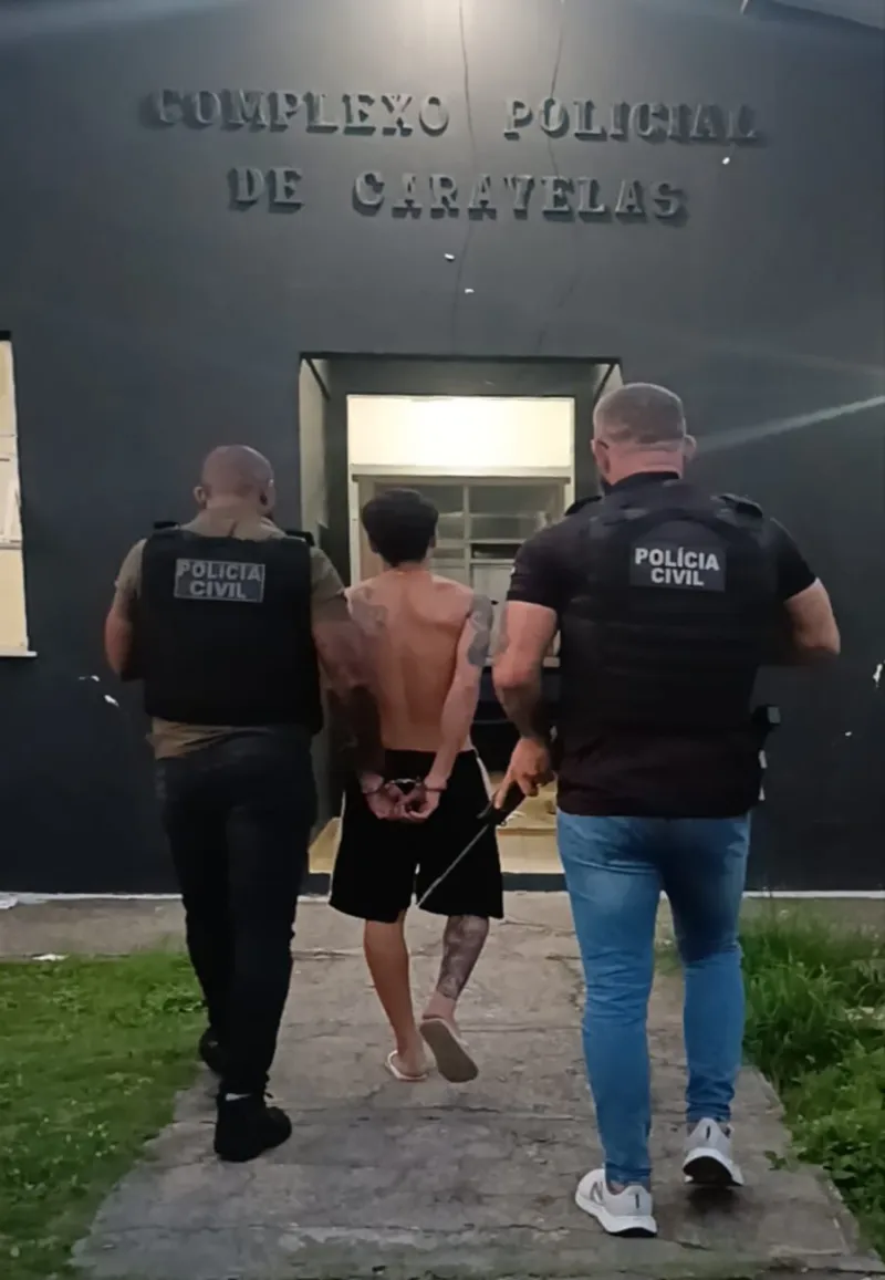 Homem é preso pela Polícia Civil por tentativa de homicídio em Caravelas 