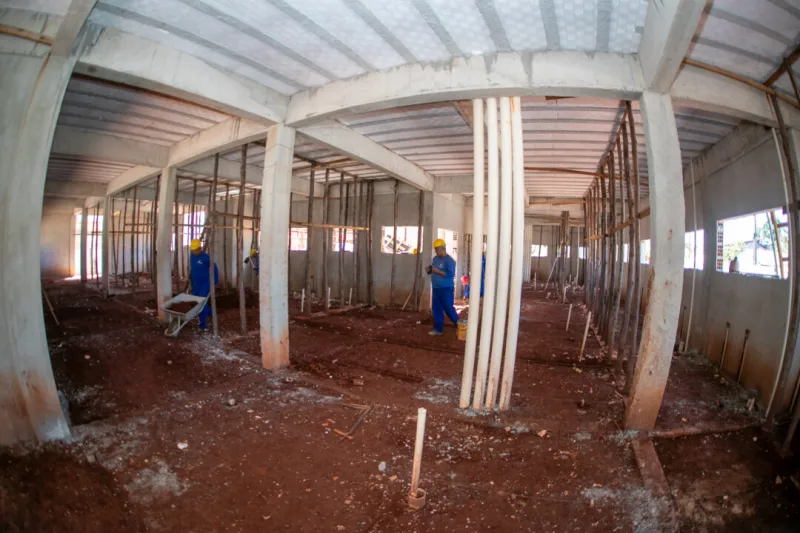 Construção de UBS no Redenção chega a 52% e ampliará atendimento na região