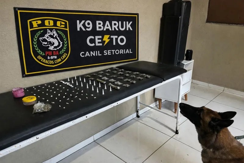 Ações da PM resultam em apreensão de entorpecentes e condução de suspeitos em Porto Seguro e Cabrália