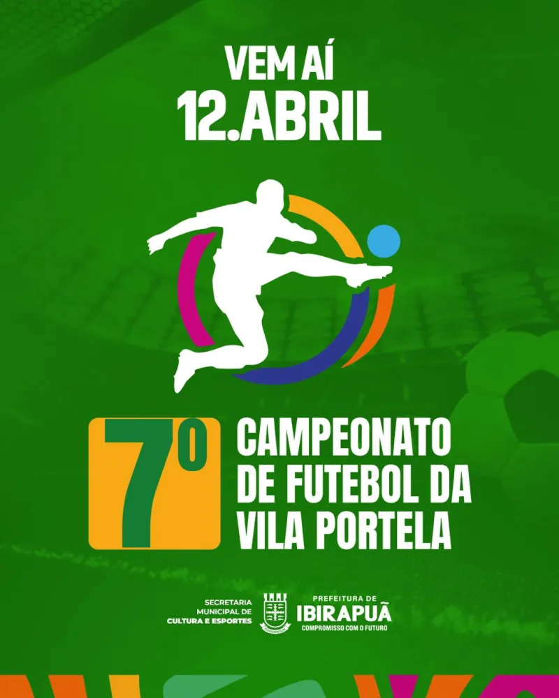 7ª edição do Campeonato de Futebol da Vila Portela já tem data definida em Ibirapuã