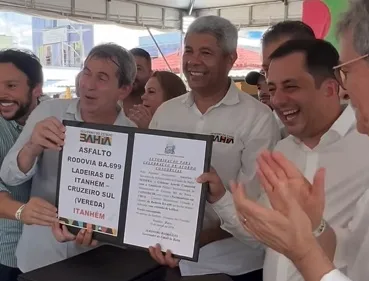 Vereda conquista pavimentação da BA-699 em parceria com o Governo do Estado