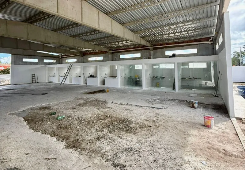 Com 90% concluído, novo mercado municipal está perto de ser inaugurado em São José de Alcobaça