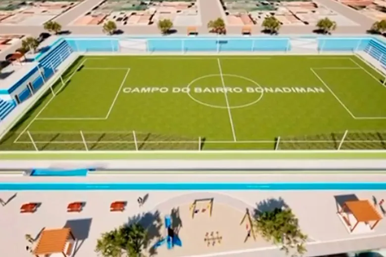 Vereador Jonatas Santos propõe complexo esportivo moderno no campo Bonadiman Vereador Jonatas Santos propõe complexo esportivo moderno no campo Bonadiman