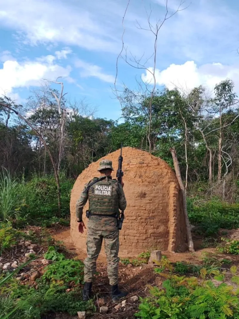 Combate ao carvão ilegal em Posto da Mata e  Serra do Ramalho resulta em apreensões e destruição de fornos