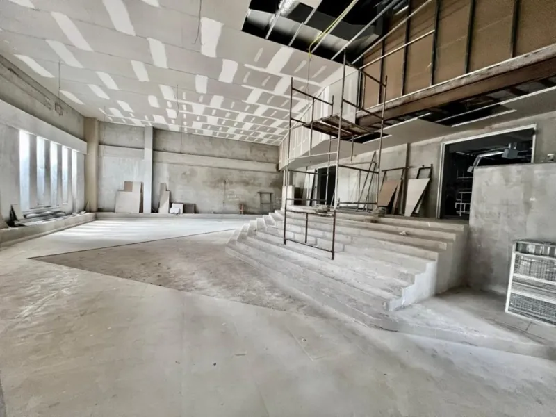 Obras do auditório da Escola Antônio Chicon Sobrinho avançam em ritmo acelerado