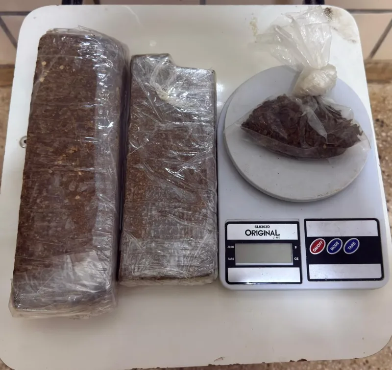 Polícia Militar apreende mais de quilo de maconha em Teixeira de Freitas
