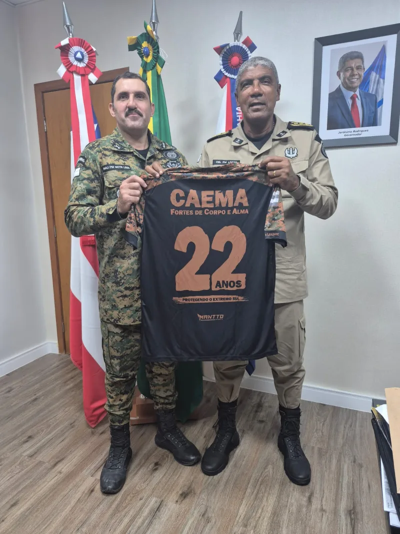 Comandante da CIPE/MATA Atlântica realiza visita a autoridades da segurança pública estadual Comandante da CIPE/MATA Atlântica realiza visita a autoridades da segurança pública estadual