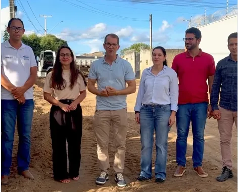 Prefeito Dr. Marcelo Belitardo anuncia o inicio da pavimentação da Av. Bernadino Figueiredo no bairro Residencial dos Pioneiros