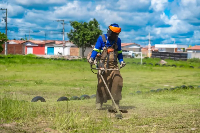 Praça do Residencial Castelinho passa por requalificação e ganha novos espaços de lazer
