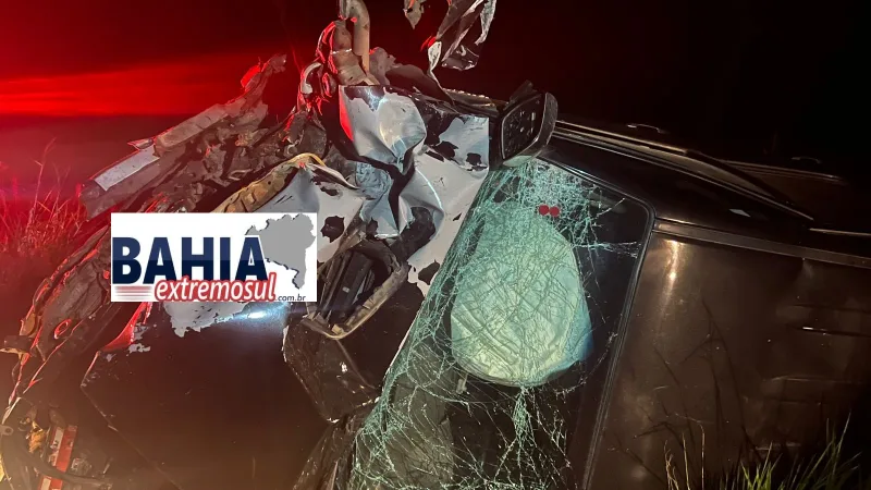 Mãe e dois filhos morrem em acidente na BA 290 em Medeiros Neto