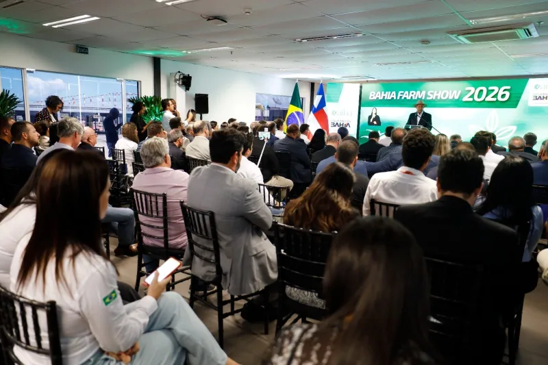 Governador Jerônimo destaca crescimento do agronegócio durante lançamento da Bahia Farm Show 2026