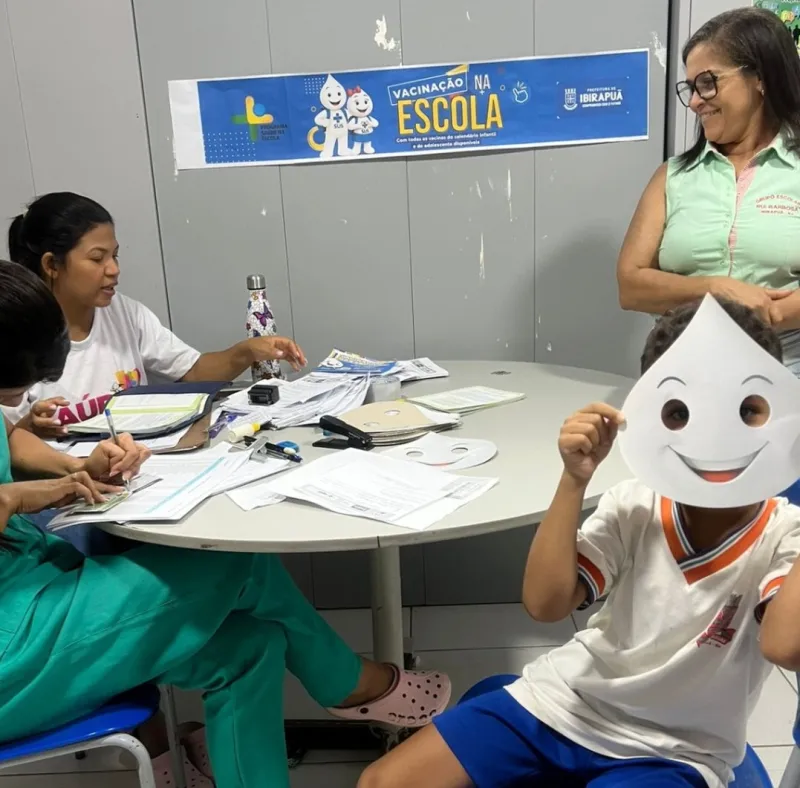 Ibirapuã realiza Semana de Vacinação nas Escolas e reforça proteção dos estudantes