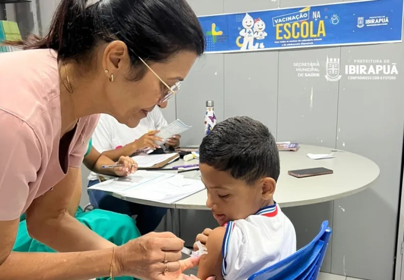 Ibirapuã realiza Semana de Vacinação nas Escolas e reforça proteção dos estudantes