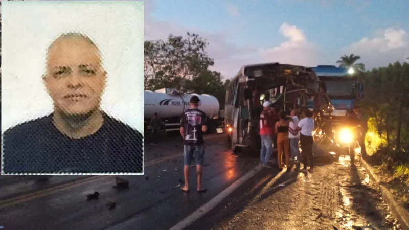 Identificado motorista que morreu em acidente com carreta de combustível na BR-101