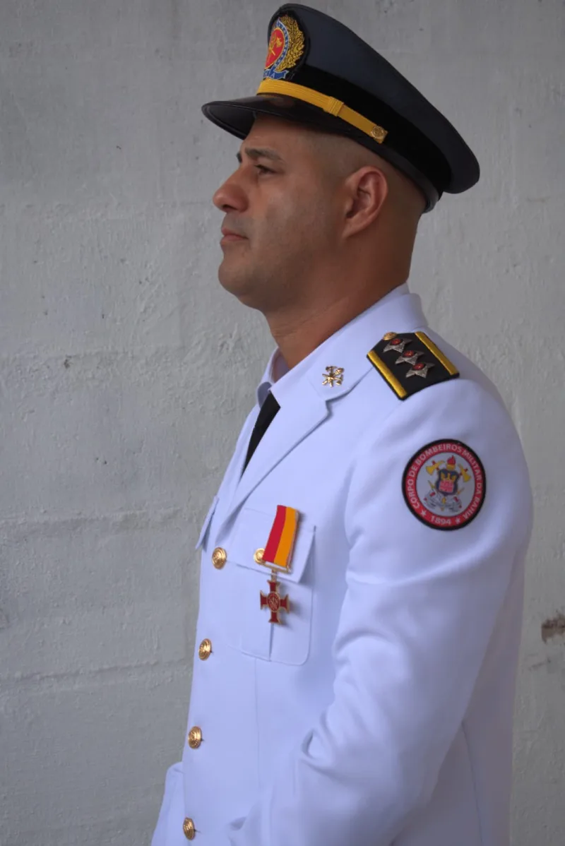 Da base ao oficialato superior : major  BM Milton Borges celebr promoção e trajetória  no Corpo de Bombeiros Militar da Bahia