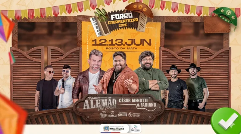 São João antecipado: Posto da Mata recebe mega festa nos dias 12 e 13 de junho